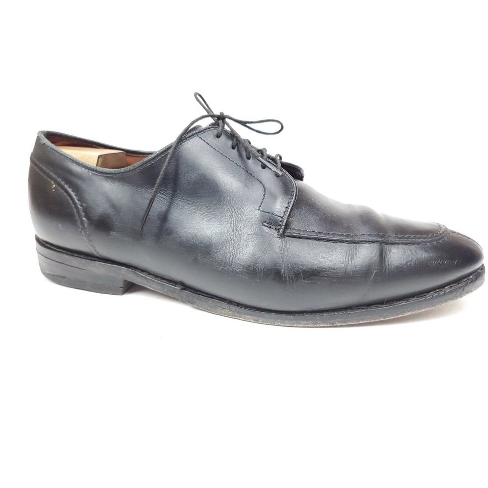Allen Edmonds LaSalle Men's 10.5 EEE Black Split Apron Oxford Dress Shoe